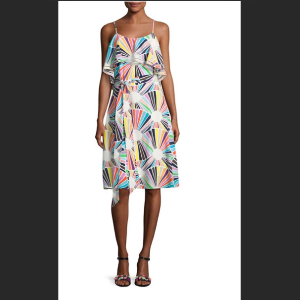 Trina Turk Silk Havana Dress Size 10